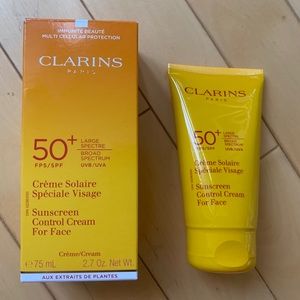Clarins sunscreen